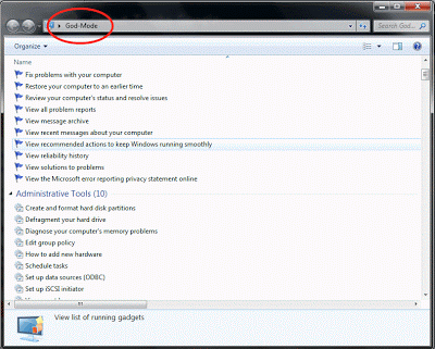 God Mode in Windows 7 – AWESOME DISCOVERY