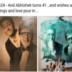 Big B gets nostalgic on Abhishek Bachchan turning 41
