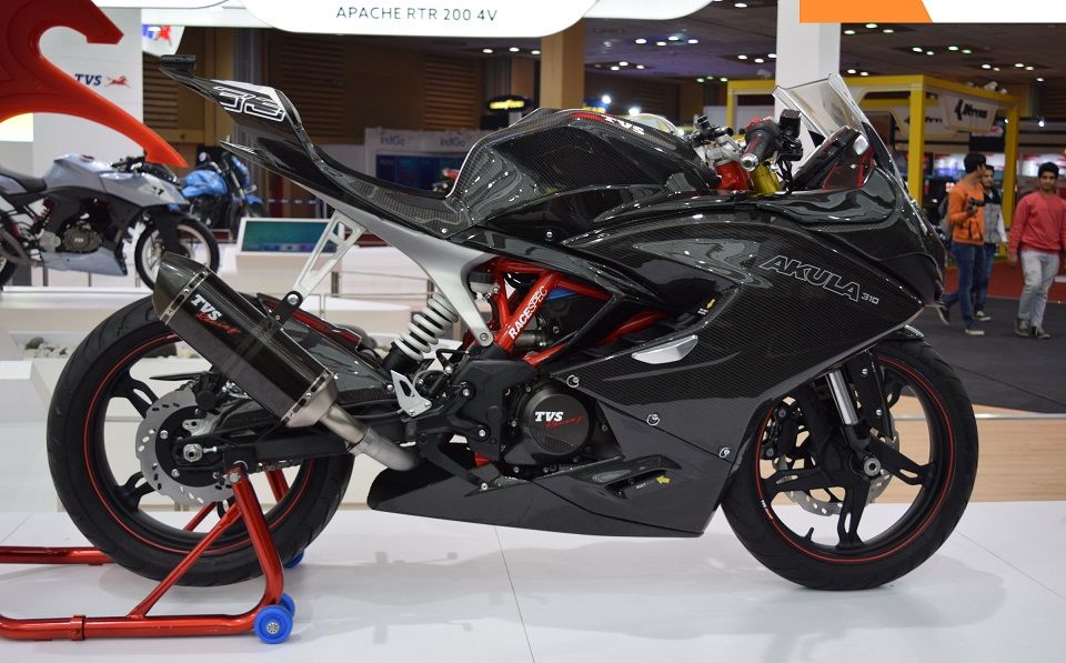 TVS Apache RTR 300 Has Been Spotted Without Camouflage And It Looks Stunning