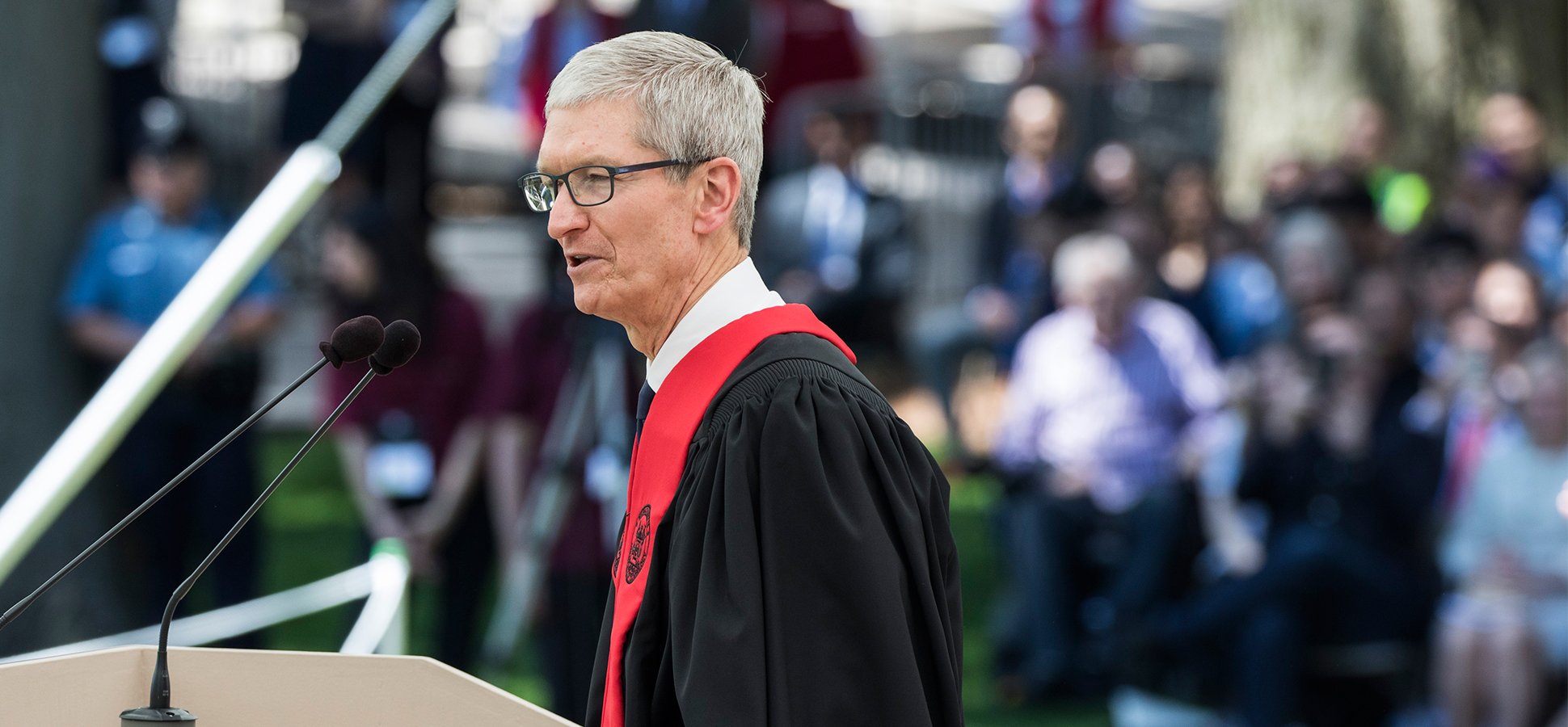 “I found my life got bigger when I stopped caring about what people thought of me.” : Tim Cook